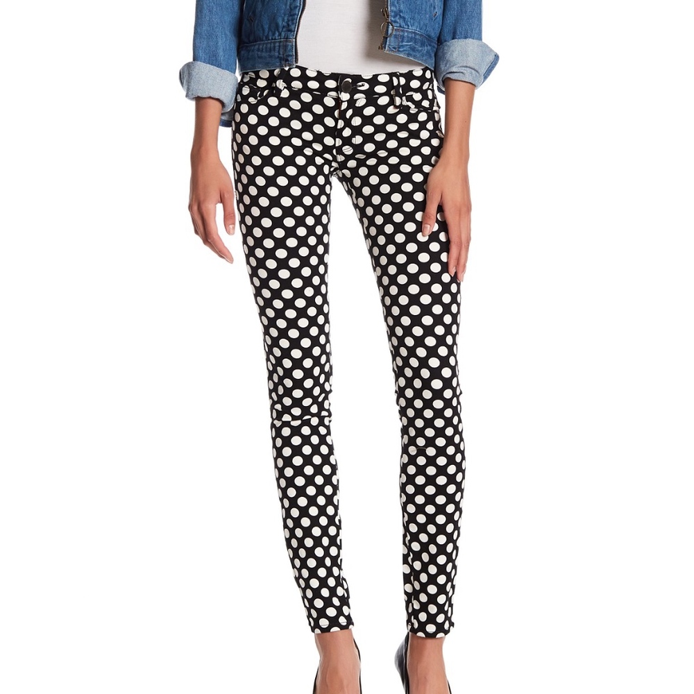 BOGO50% Ettiene Marcel Polka Dot Jeans